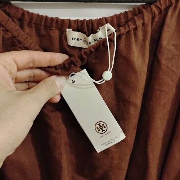 Tory Burch Brown Midi Dress - Picture 2 of 3
